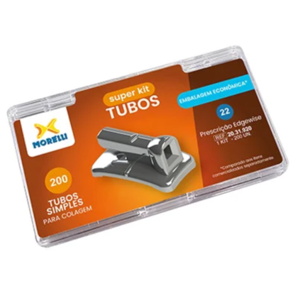 Kit de Tubos Edgewase Simples P/Colagem Roth .022" - MORELLI Kit de Tubos Edgewase Simples P/Colagem Roth .022" - MORELLI