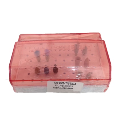 Kit Dentística Pré-Clínica Resina e Amálgama FTC - AMERICAN BURRS Kit Dentística Pré-Clínica Resina e Amálgama FTC - AMERICAN BURRS
