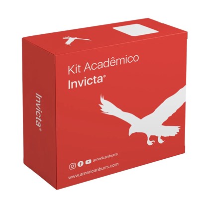 Kit invicta Dentística UNIAGES - AMERICAN BURRS