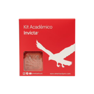 KIT INVICTA UNINASSAU PROTESE  GRUPO SER AMERICAN BURRS