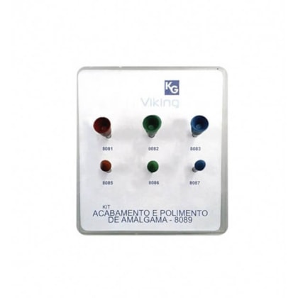 Kit Polimento de Amálgama 8089 - KG SORENSEN Kit Polimento de Amálgama 8089 - KG SORENSEN