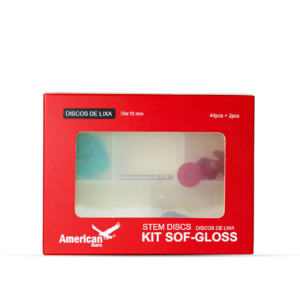 KIT POLIMENTO DE RESINA COMPOSTA SORTIDO DISCO SOF-GLOSS REFIL - AMERICAN BURRS KIT POLIMENTO DE RESINA COMPOSTA SORTIDO DISCO SOF-GLOSS REFIL - AMERICAN BURRS