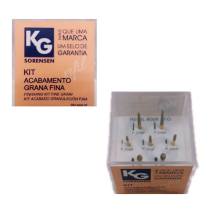 Kit Polimento de Resina Fina 6006 - KG SORENSEN Kit Polimento de Resina Fina 6006 - KG SORENSEN