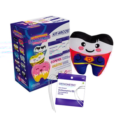 KIT PROMOCIONAL DENTÁSTICOS - SEQUÊNCIA ARCO DE AÇO CRNI - 51.50.2801 - ORTHOMETRIC KIT PROMOCIONAL DENTÁSTICOS - SEQUÊNCIA ARCO DE AÇO CRNI - 51.50.2801 - ORTHOMETRIC