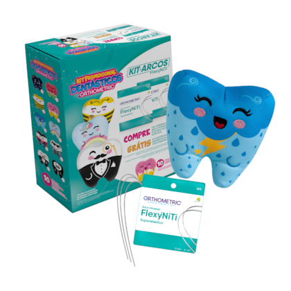 KIT PROMOCIONAL DENTÁSTICOS - SEQUÊNCIA DE ARCOS FLEXY NITI - 51.10.2802 - ORTHOMETRIC KIT PROMOCIONAL DENTÁSTICOS - SEQUÊNCIA DE ARCOS FLEXY NITI - 51.10.2802 - ORTHOMETRIC