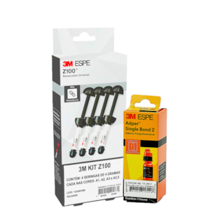 Kit Resina 3M Z100™ + Adesivo Adper Single Bond 2 - Solventum