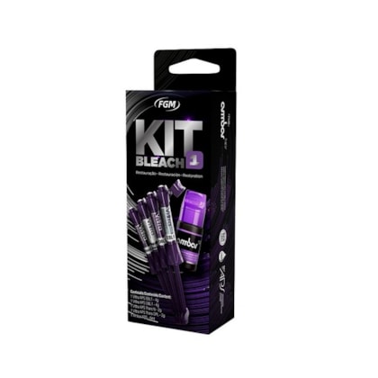Kit Resina Vittra APS Bleach + Adesivo Ambar APS - FGM Kit Resina Vittra APS Bleach + Adesivo Ambar APS - FGM