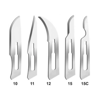 Lâmina de Bisturi Descartável Inox