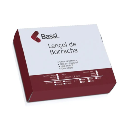 Lençol de Borracha Lilás 15x15cm C/36un - Bassi-Easy