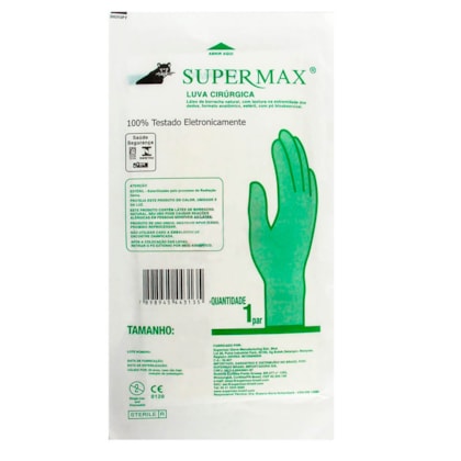 Luva Cirúrgica Estéril - Supermax Luva Cirúrgica Estéril - Supermax