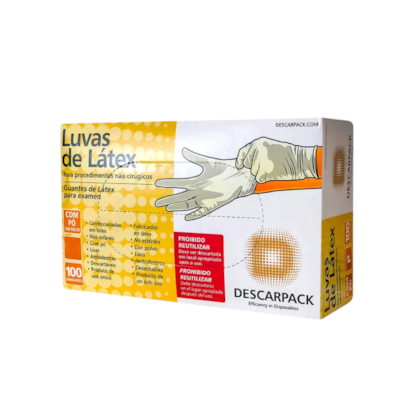 Luva de Procedimento de Latex com Pó - DESCARPACK Luva de Procedimento de Latex com Pó - DESCARPACK