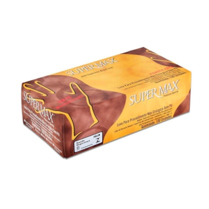 Luva de Procedimento de Látex Sem Pó - Supermax Luva de Procedimento de Látex Sem Pó - Supermax