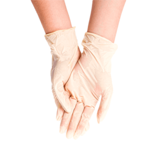 Luva de Procedimento de Látex Sem Pó - Supermax