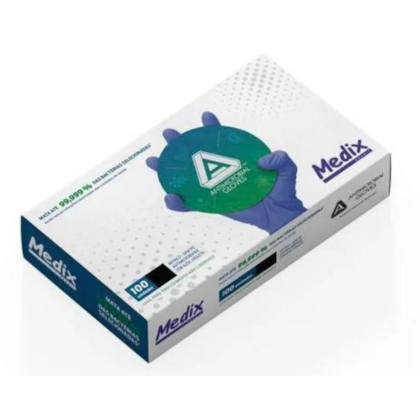 Luva de Procedimento de Nitrilo Azul Sem Pó - Medix Luva de Procedimento de Nitrilo Azul Sem Pó - Medix