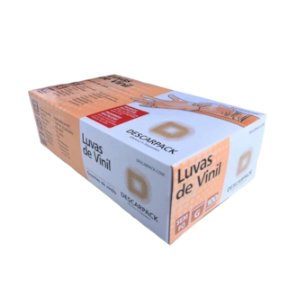 Luva de Vinil Sem Pó - DESCARPACK Luva de Vinil Sem Pó - DESCARPACK