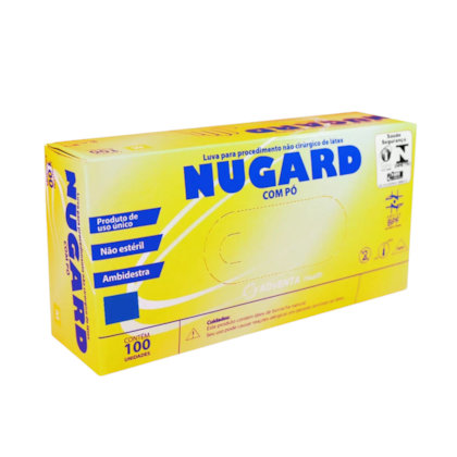 Luva Látex Procedimento 100UN - Nugard Luva Látex Procedimento 100UN - Nugard