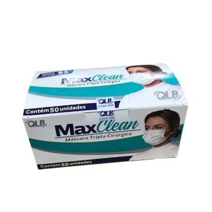 Máscara Cirúrgica Elástica Preta - Maxclean