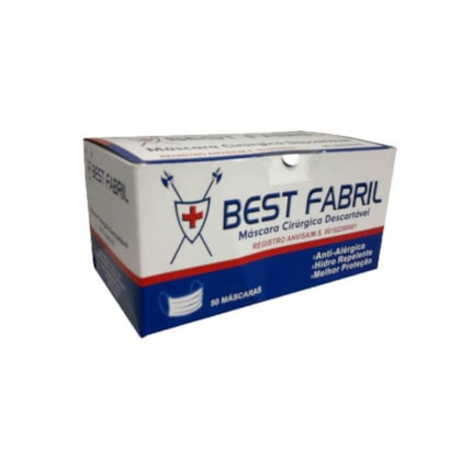 Máscara Cirúrgica Elástico - BEST FABRIL Máscara Cirúrgica Elástico - BEST FABRIL