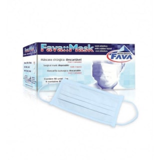 Máscara Cirúrgica Elástico - FAVA Máscara Cirúrgica Elástico - FAVA