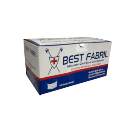 Máscara Cirúrgica Tira Branca - BEST FABRIL Máscara Cirúrgica Tira Branca - BEST FABRIL