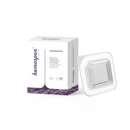 Membrana Regenerativa de Colágeno Hemospon 2cm x 2cm - Maquira Membrana Regenerativa de Colágeno Hemospon 2cm x 2cm - Maquira