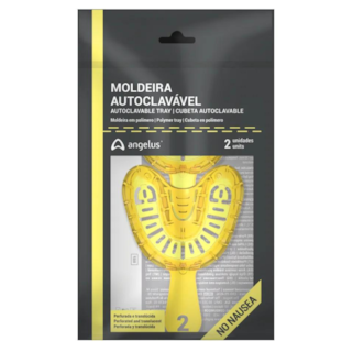 Moldeira Total Perfurada Adulto Plástico N°2 - Angelus