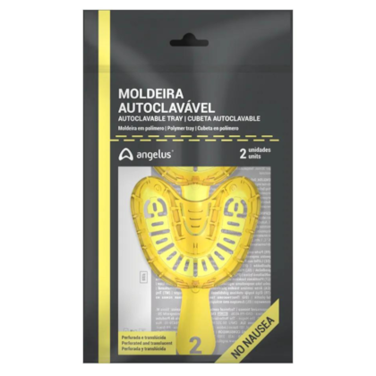 Moldeira Total Perfurada Adulto Plástico N°2 - Angelus Moldeira Total Perfurada Adulto Plástico N°2 - Angelus