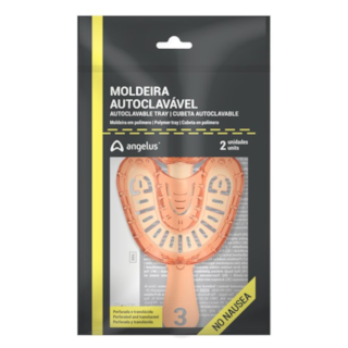 Moldeira Total Perfurada Adulto Plástico N°3 - Angelus