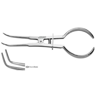 Pinça Porta Grampo Palmer Serrilhada - GOLGRAN