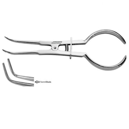 Pinça Porta Grampo Palmer Serrilhada - GOLGRAN Pinça Porta Grampo Palmer Serrilhada - GOLGRAN