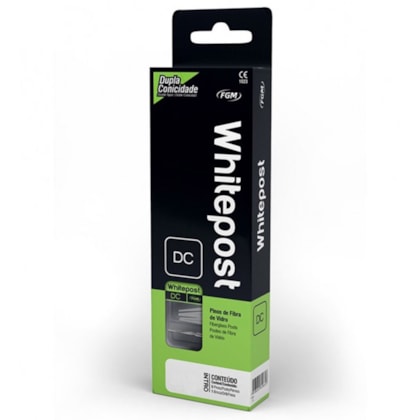 Pino De Fibra De Vidro Whitepost Dc - FGM Pino De Fibra De Vidro Whitepost Dc - FGM