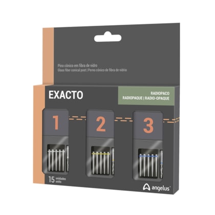 Pino Fibra de Vidro Exacto Kit - ANGELUS Pino Fibra de Vidro Exacto Kit - ANGELUS