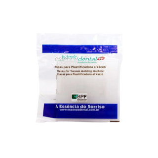 PLACA CRISTAL 0,75MM QUADRADA 10UN ESSENCE DENTAL PLACA CRISTAL 0,75MM QUADRADA 10UN ESSENCE DENTAL