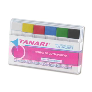 Ponta de Guta Percha Calibrada - TANARI Ponta de Guta Percha Calibrada - TANARI