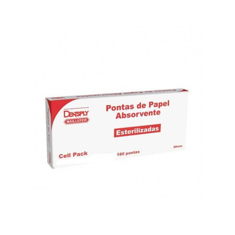 Ponta de Papel Absorvente Cell Pack - MAILLEFER | Produto Odontológico ...