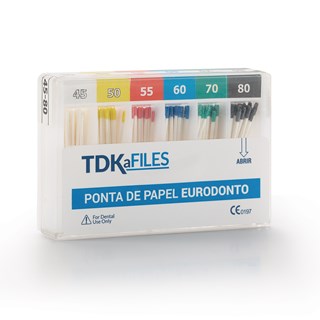 Ponta de Papel ISO N°45/80 - TDK