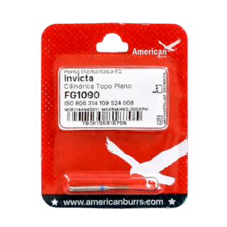 Ponta Diamantada Cilíndrica Topo Plano - AMERICAN BURRS Ponta Diamantada Cilíndrica Topo Plano - AMERICAN BURRS