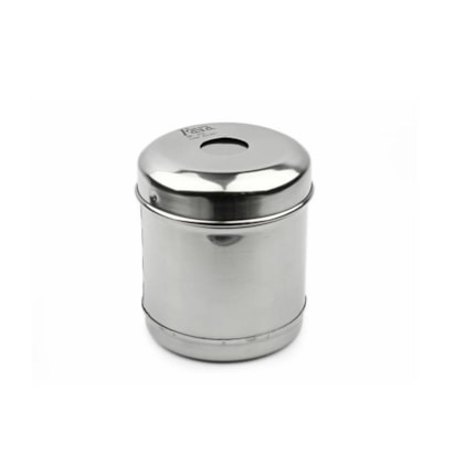 Porta Algodão Limpo com Mola Inox 08x10cm - FAVA