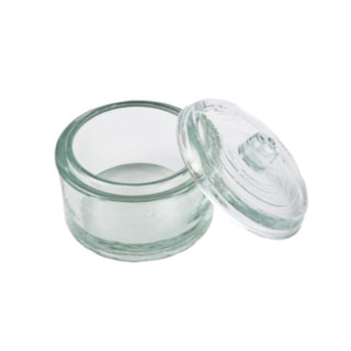 Pote Paladon de Vidro C/Tampa Transparente  - Lysanda