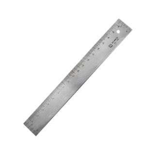 REGUA ENDO INOX MILIMETRADA PRATA QUINELATO