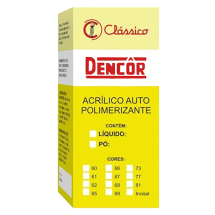 Resina Acrílica Dencôr - CLÁSSICO Resina Acrílica Dencôr - CLÁSSICO