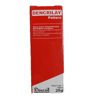 Resina Acrílica para Provisório Dencrilay Vermelho - DENCRIL