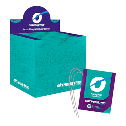 Sequência de Arco Flexy NiTi Superior Inferior Retangular - ORTHOMETRIC Sequência de Arco Flexy NiTi Superior Inferior Retangular - ORTHOMETRIC