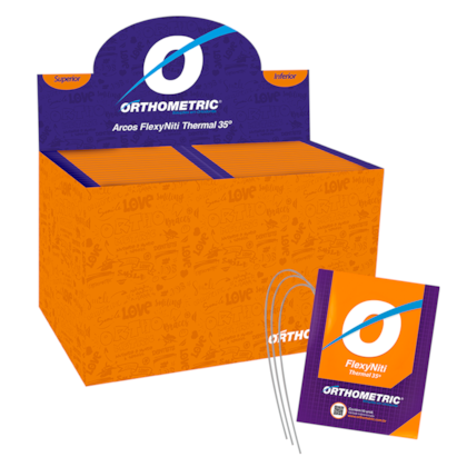 Sequência de Arcos Redondo Thermal Superior Inferior - ORTHOMETRIC Sequência de Arcos Redondo Thermal Superior Inferior - ORTHOMETRIC