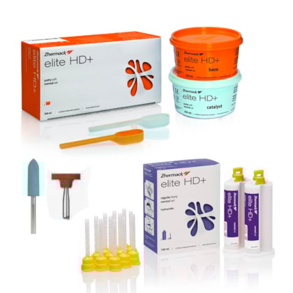Silicone de Adição Elite HD+ Kit - ZHERMACK Silicone de Adição Elite HD+ Kit - ZHERMACK