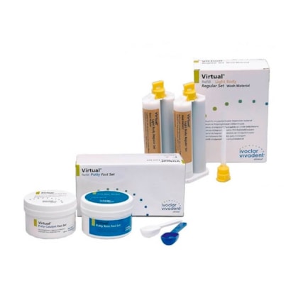 Silicone de Adição Virtual Putty Regular Set - IVOCLAR VIVADENT Silicone de Adição Virtual Putty Regular Set - IVOCLAR VIVADENT