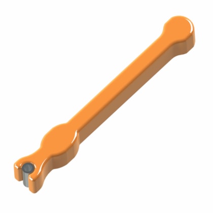 Stop Metálico Fechado para Arcos Redondos com Haste 30.40.021 - MORELLI Stop Metálico Fechado para Arcos Redondos com Haste 30.40.021 - MORELLI