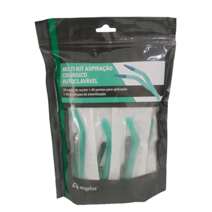 Sugador Cirúrgico Multi Kit Aspiração Autoclavável - Angelus Sugador Cirúrgico Multi Kit Aspiração Autoclavável - Angelus