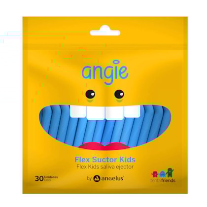 Sugador Descartável Flex Suctor Kids - ANGIE BY ANGELUS Sugador Descartável Flex Suctor Kids - ANGIE BY ANGELUS