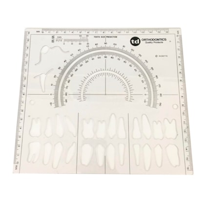 Template Régua Rickett - TECNIDENT Template Régua Rickett - TECNIDENT